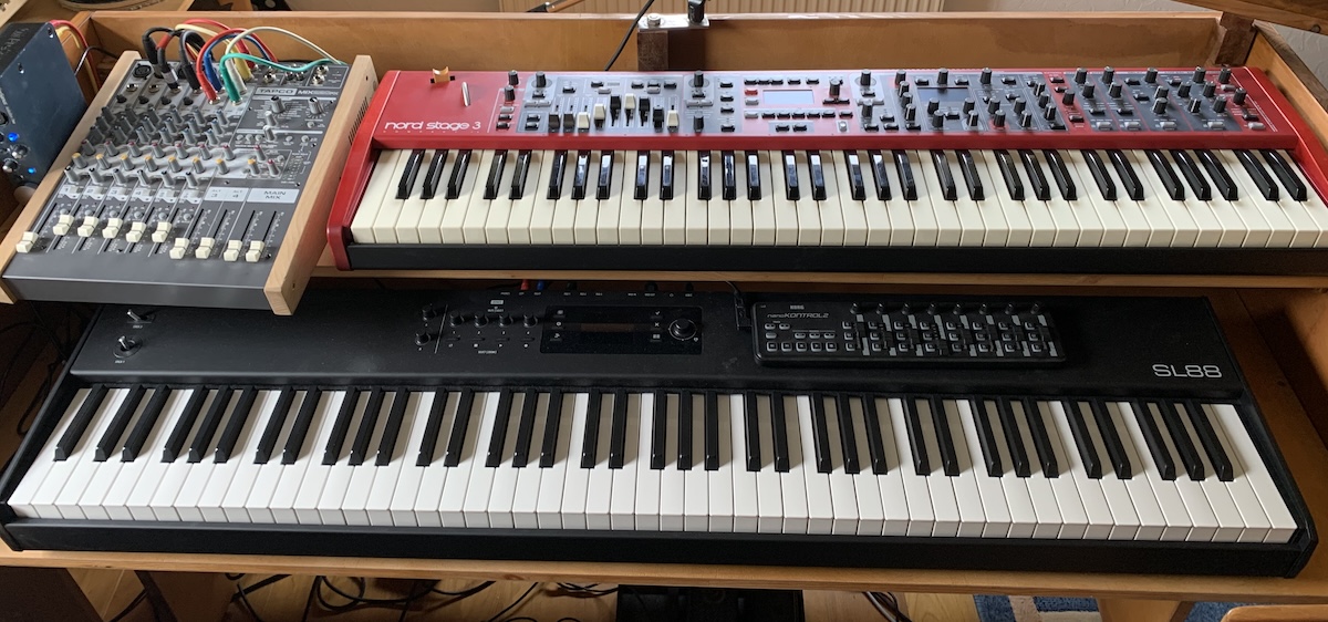 Keyboards für die Bühne
