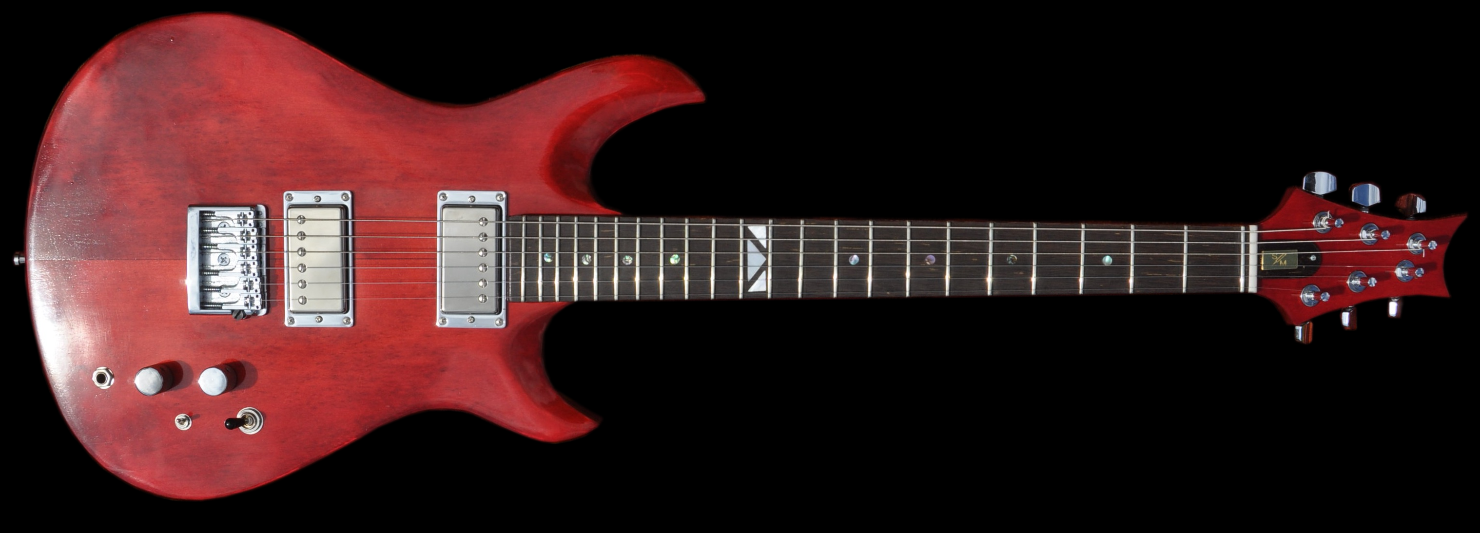 Eine meiner selbst gebauten Gitarren